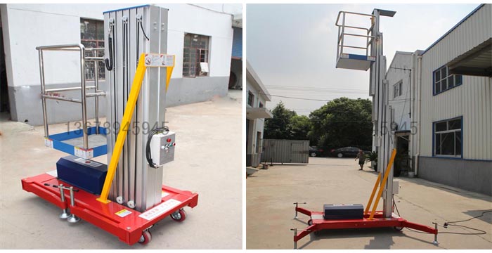 單桅式鋁合金升降機(jī)圖片1
