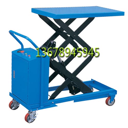 小型剪叉式手推移動升降臺 手推車