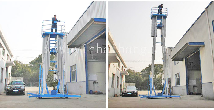 六桅柱鋁合金升降機平臺圖片