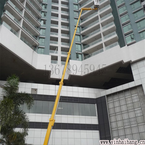 直臂式升降平臺 升高到20米的時候